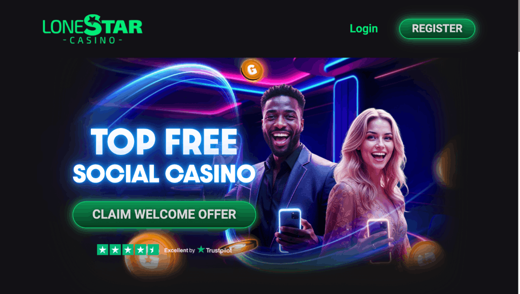 Lonestar sweepstakes casino screenshot